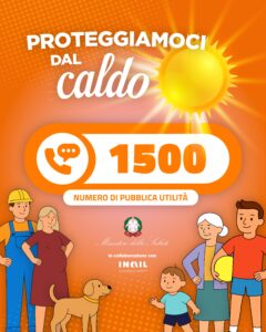 Numero di pubblica utilità 1500 "Proteggiamoci dal caldo"